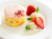 桜のデコレーションケーキ　レシピ