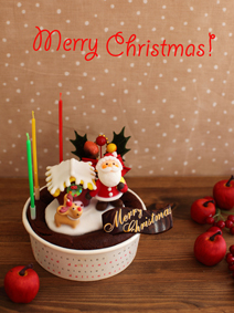クリスマスカード用　ガトーショコラ