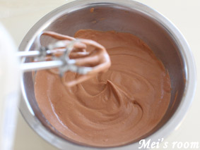 チョコケーキ　レシピ　ショコラクリーム