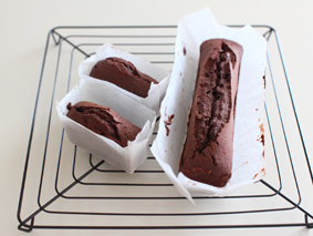 チョコ感たっぷり濃厚チョコパウンドケーキ　作り方