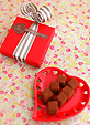 バレンタイン　簡単お菓子のラッピング　生チョコ